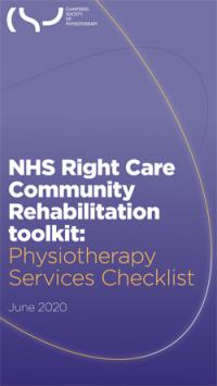 Community rehabilitation checklist for physiotherapy services