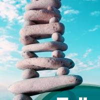 The cover image depicts a slightly precarious tower of smooth pebbles 