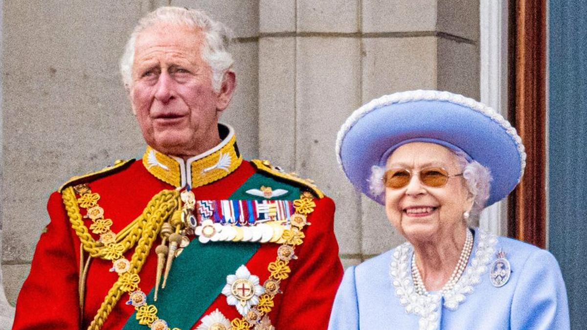 Prince Charles and the Queen at her Platinum Jubilee celebrations earlier this year