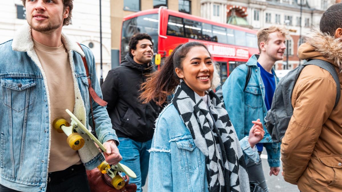 Young people in London