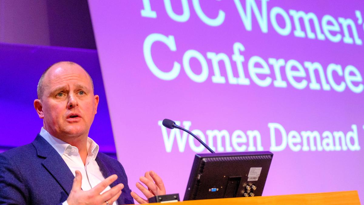 Paul Novak delivers speech at TUC Women's Conference 2024
