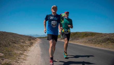 Physio keeps Eddie Izzard on track for 27 marathons in 27 days