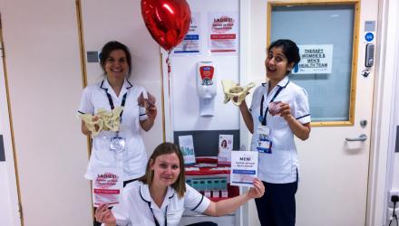 Physios in Valentine&#039;s campaign to encourage men and women to ‘pucker up’