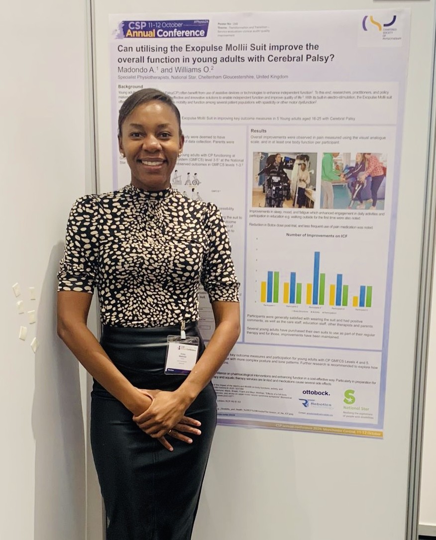 Senior physiotherapist Anesu Madondo