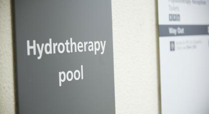 Hydrotherapy sign