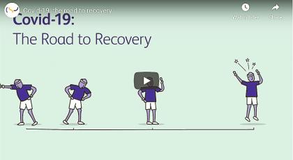 Covid-19: Road to recovery animation screen grab 1