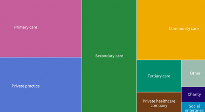 Visualisation of physiotherapy settings that are delivering services remotely