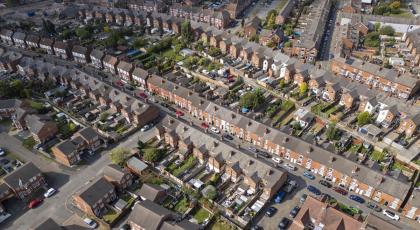 A neighbourhood in Crewe, England