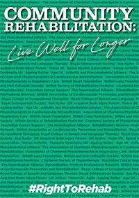 The cover of our community rehabilitation report
