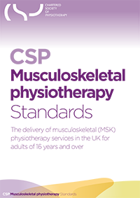 The MSK physiotherapy service standards