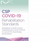 Standards for rehabilitation of adults who are hospitalised due to acute COVID-19 or Long COVID