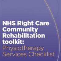 Community rehabilitation checklist for physiotherapy services