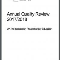 Cover image of the Annual Quality Review report 2017-18