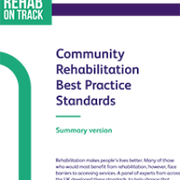 Community rehab best practice standards