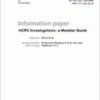 HCPC investigations: a member guide