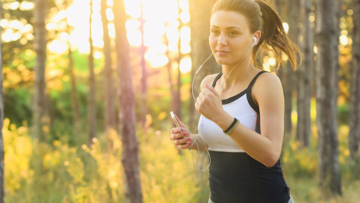 Jogging woman