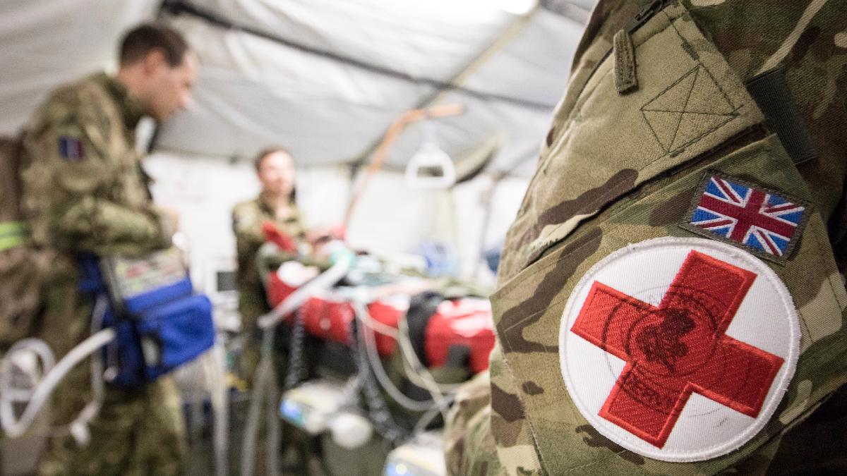 Military medical image Military medical image