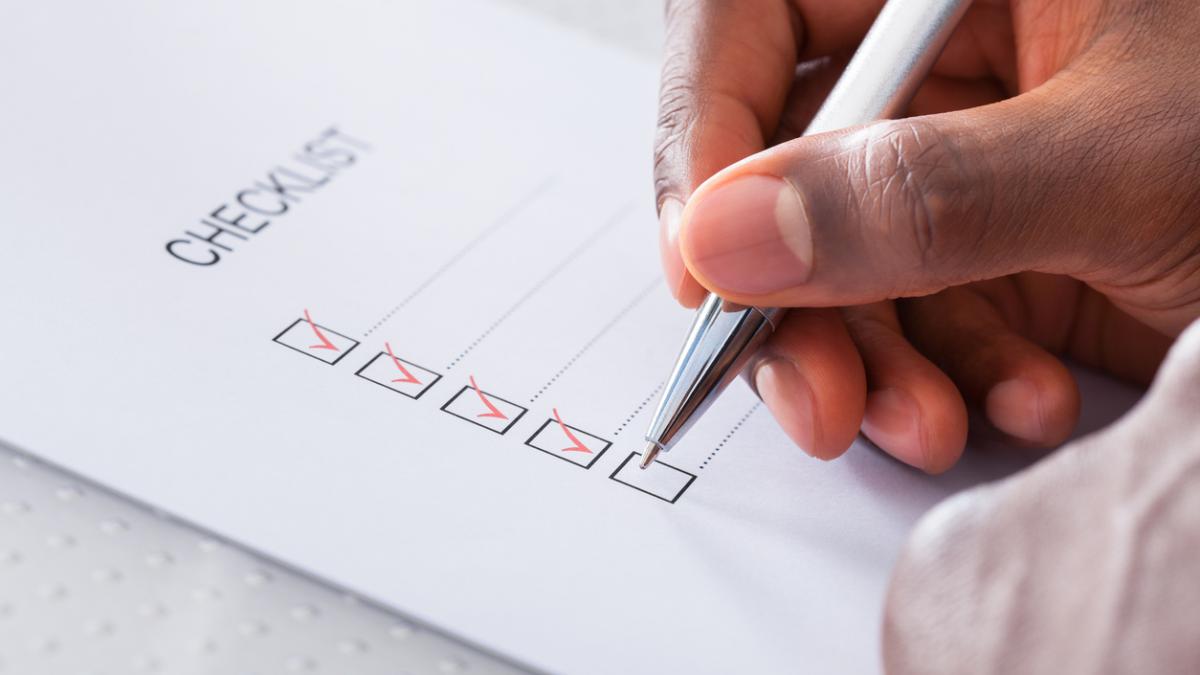 A member completes the reasonable adjustments checklist