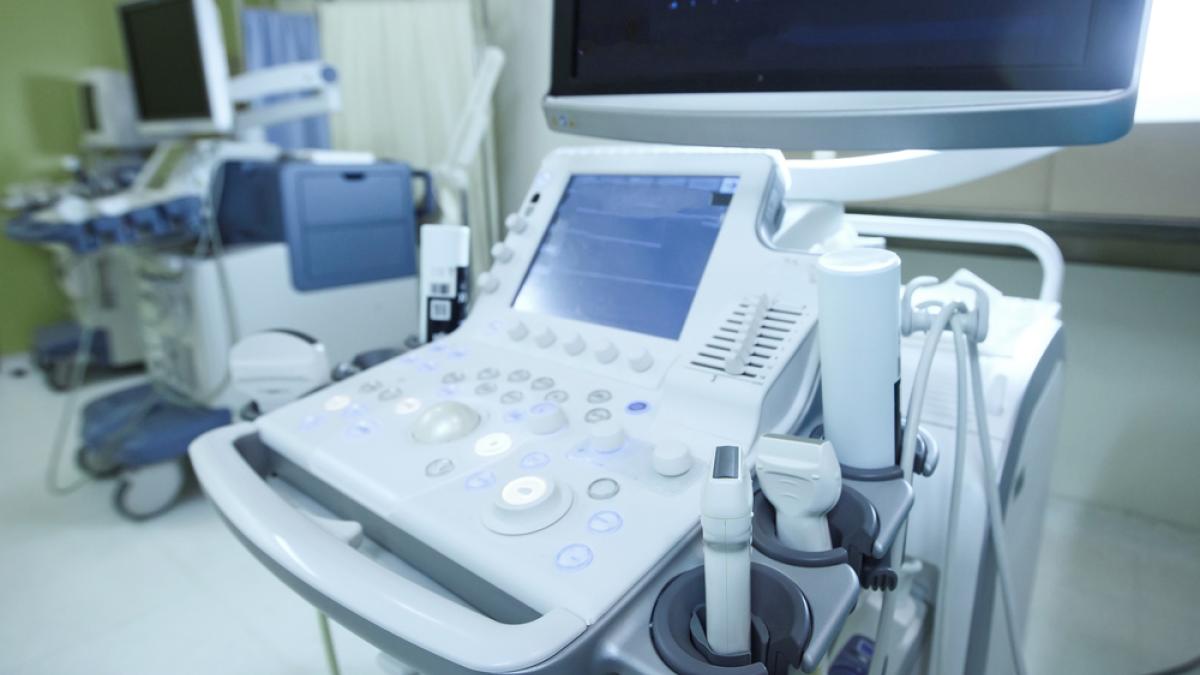 an ultrasound machine