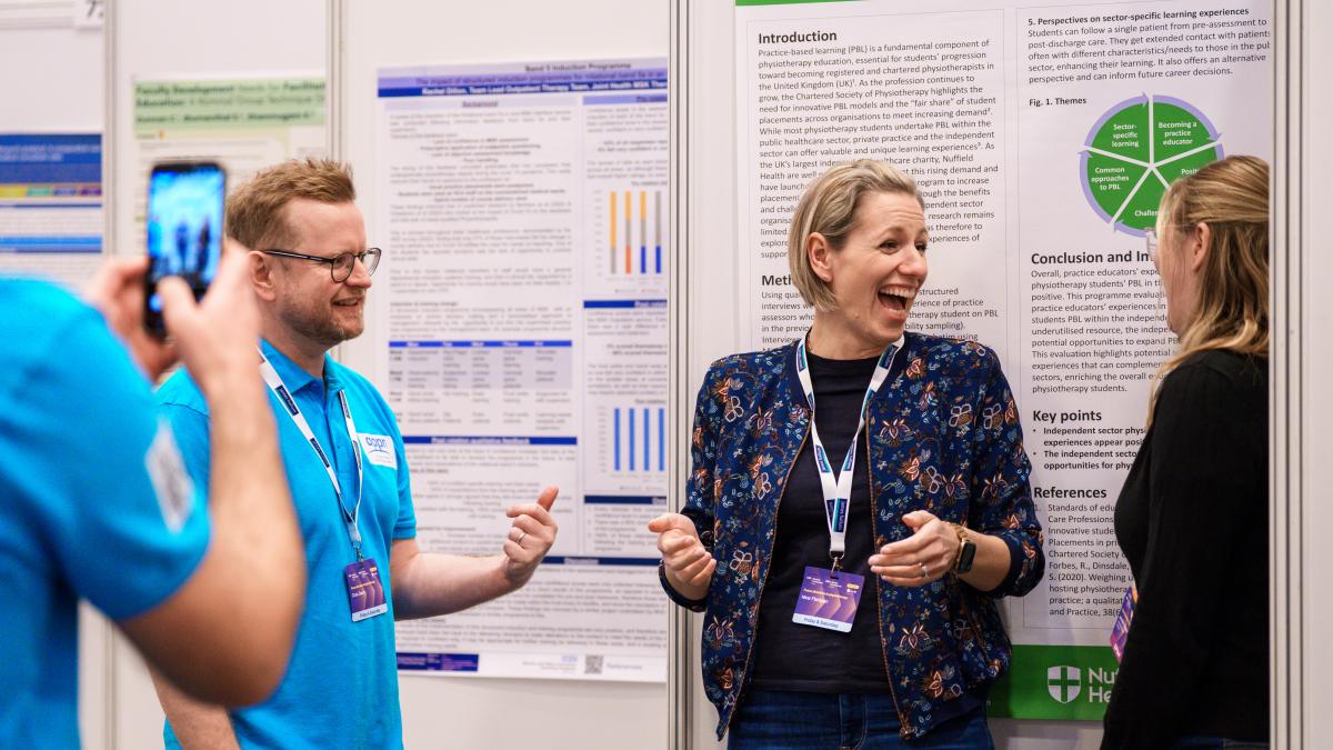 Delegates chat at the 2025 conference