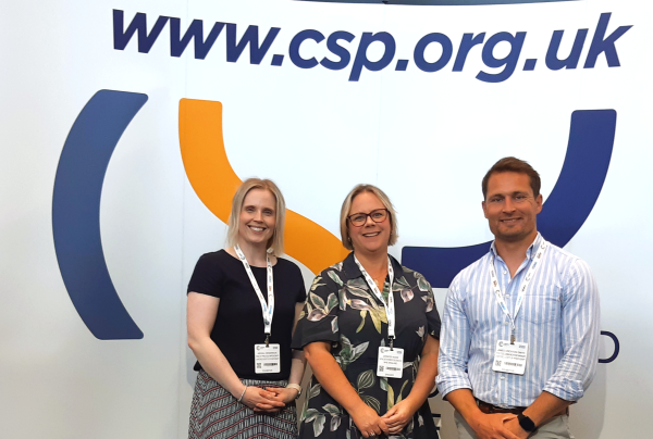 CSP staff at the NHS Expo 2023