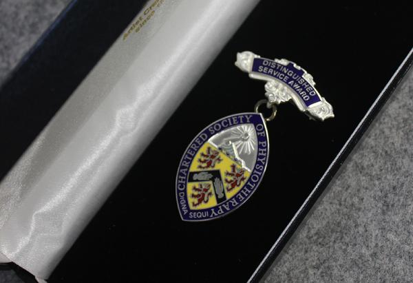 a CSP Distinguished Service Award badge