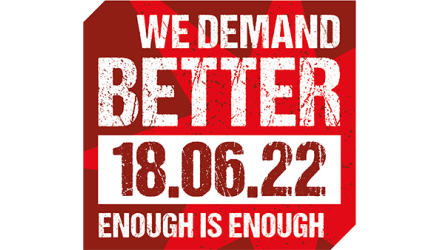 March with the TUC on 18 June