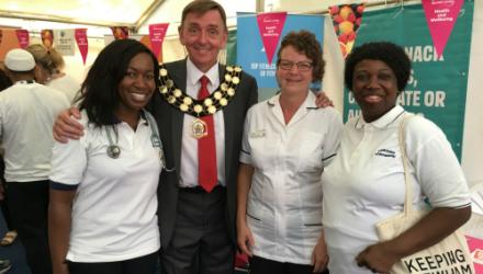 Physiotherapy profile raised at Newham show