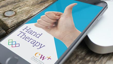 Hand therapy app