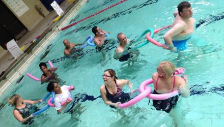 Physios develop first aquatic activity for health qualification with Swim England