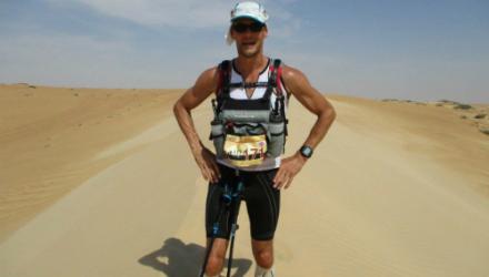 Jon Woods Oman desert marathon runner