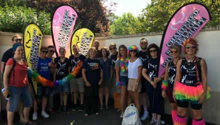 CSP members celebrate Pride in London and call for better healthcare for LGBT+ patients