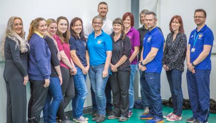 The University of Bradford’s physiotherapy and sports rehabilitation team 