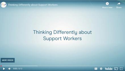 Still from CSP support workers film