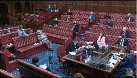 Baroness Finlay presenting CSP amendments to the Health and Care Bill
