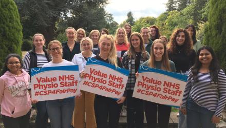 CSP stewards campaign for fair NHS pay