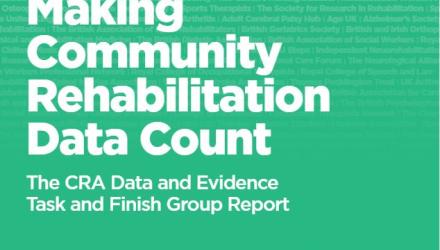 Front page of making community rehabilitation data count report