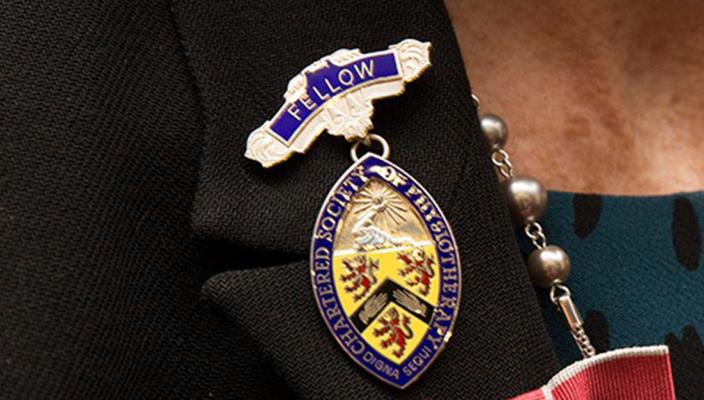 a CSP fellowship badge