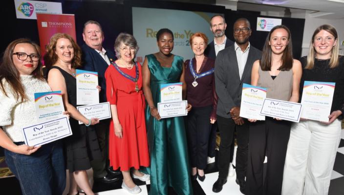 FL July 2025 in the workplace Rep of the Year Awards winners