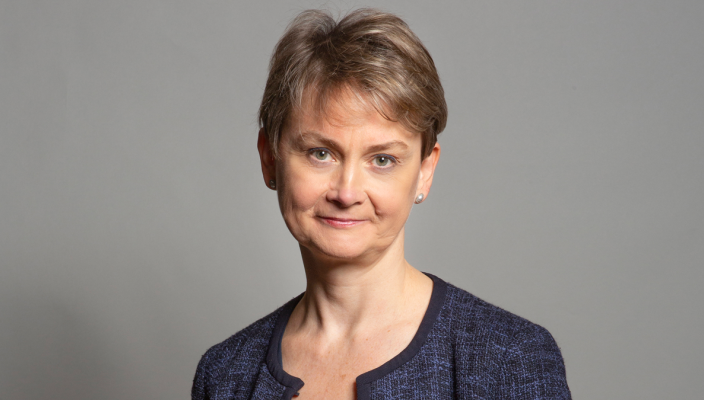 Yvette Cooper MP, secretary of state for health and social care