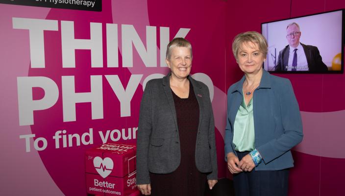 CSP's Rachel Newton meeting with Health Secretary Yvette Cooper at Labour Party Conference
