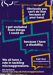 Microaggressions disability poster 1
