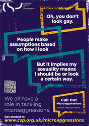 Microaggressions LGBT poster
