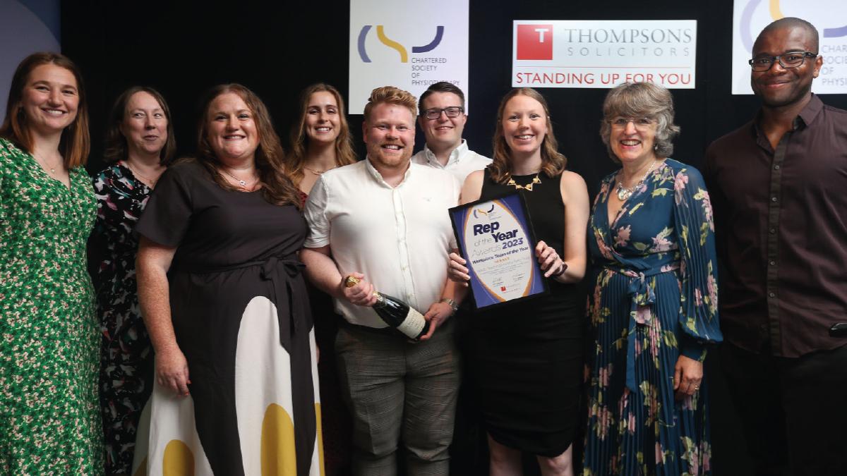 Helen Lewis and team, Leeds Teaching Hospital NHS Trust, pictured right Runner up: University Hospital Southampton NHS Trus