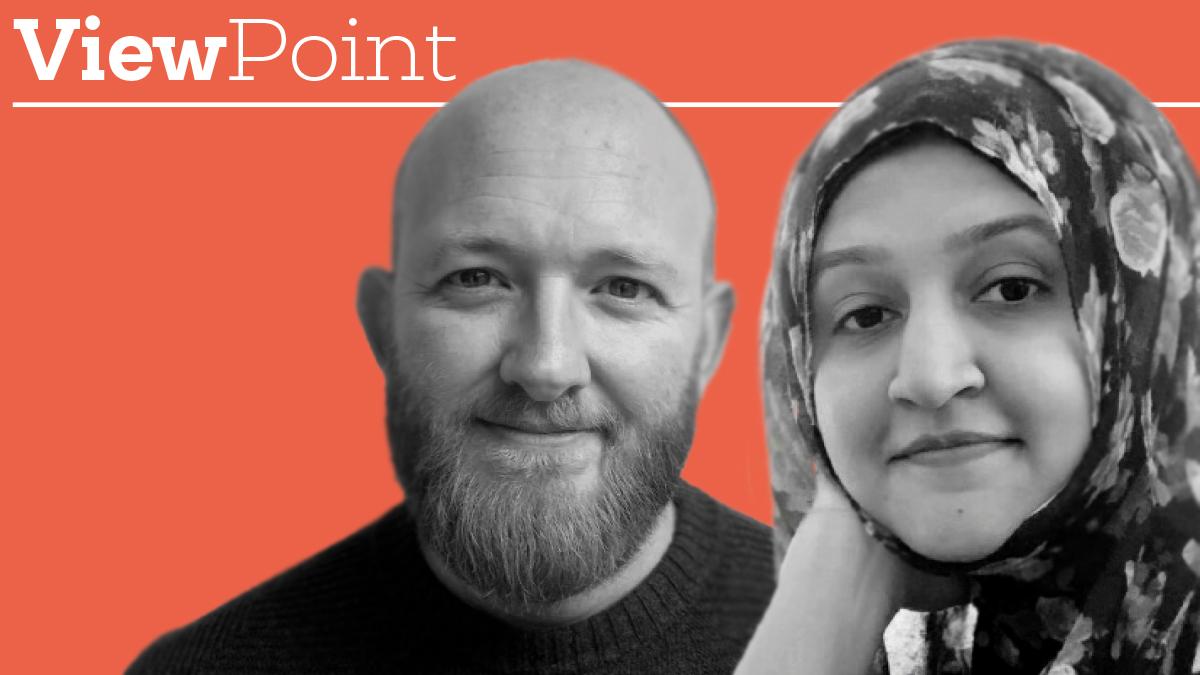 Joel Dunn and Hina Tariq