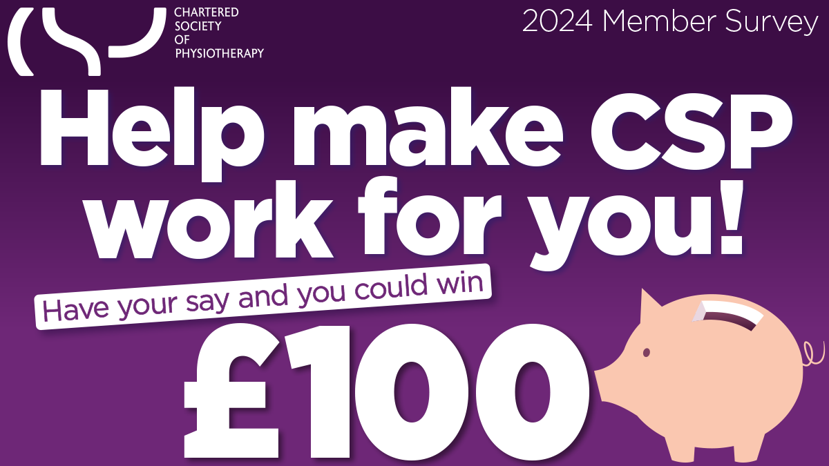Help make the CSP work for you! Have your say and you could win £100