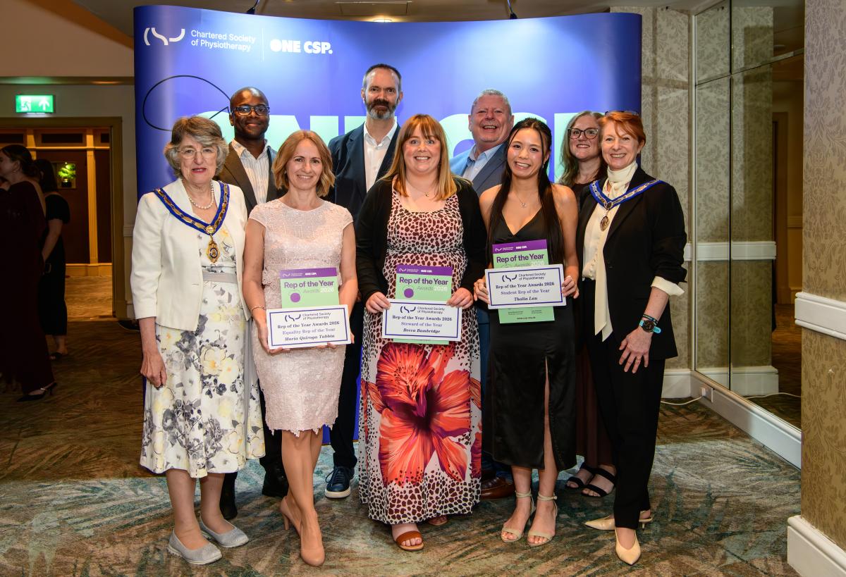 Rep of the year winners group photo