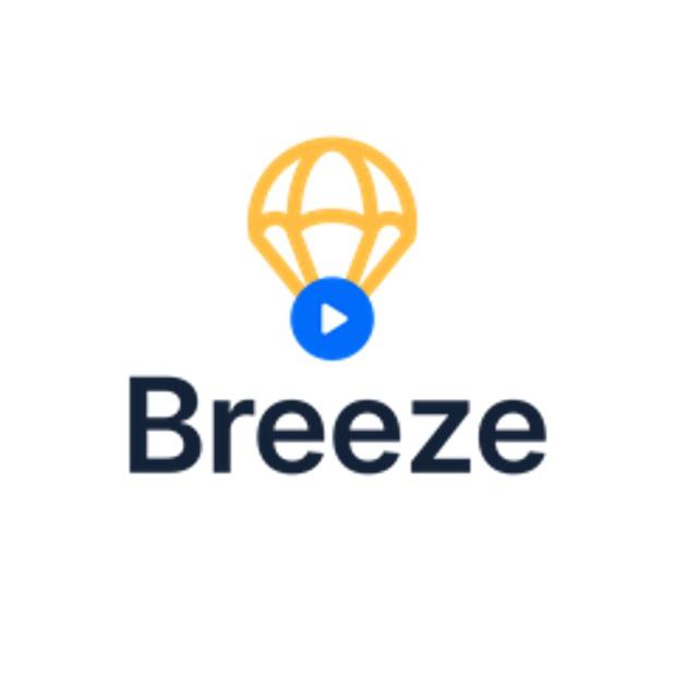Breeze with a logo representing a hot air balloon