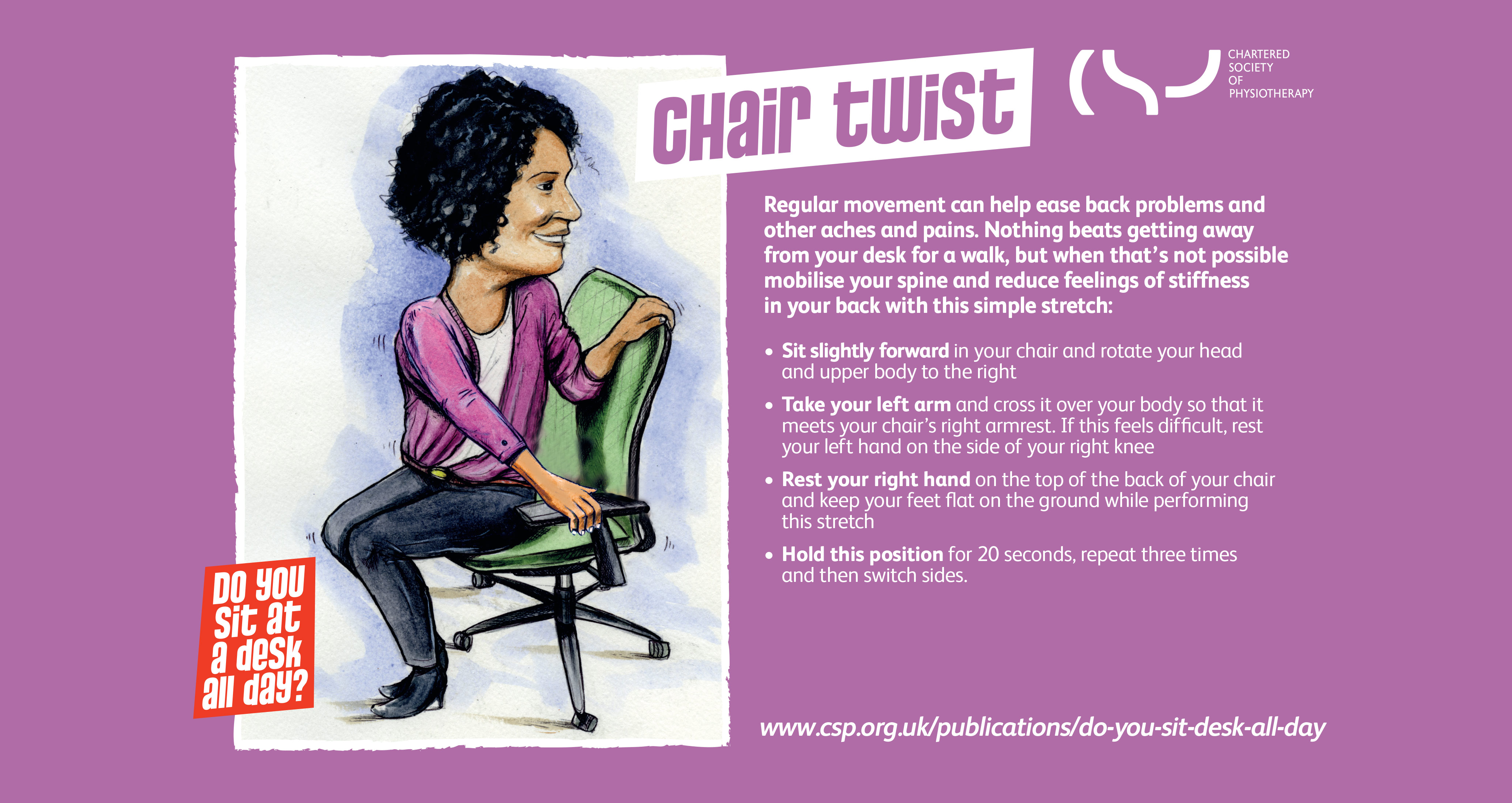 Do You Sit At Your Desk All Day Our Easy Exercise Screen Savers